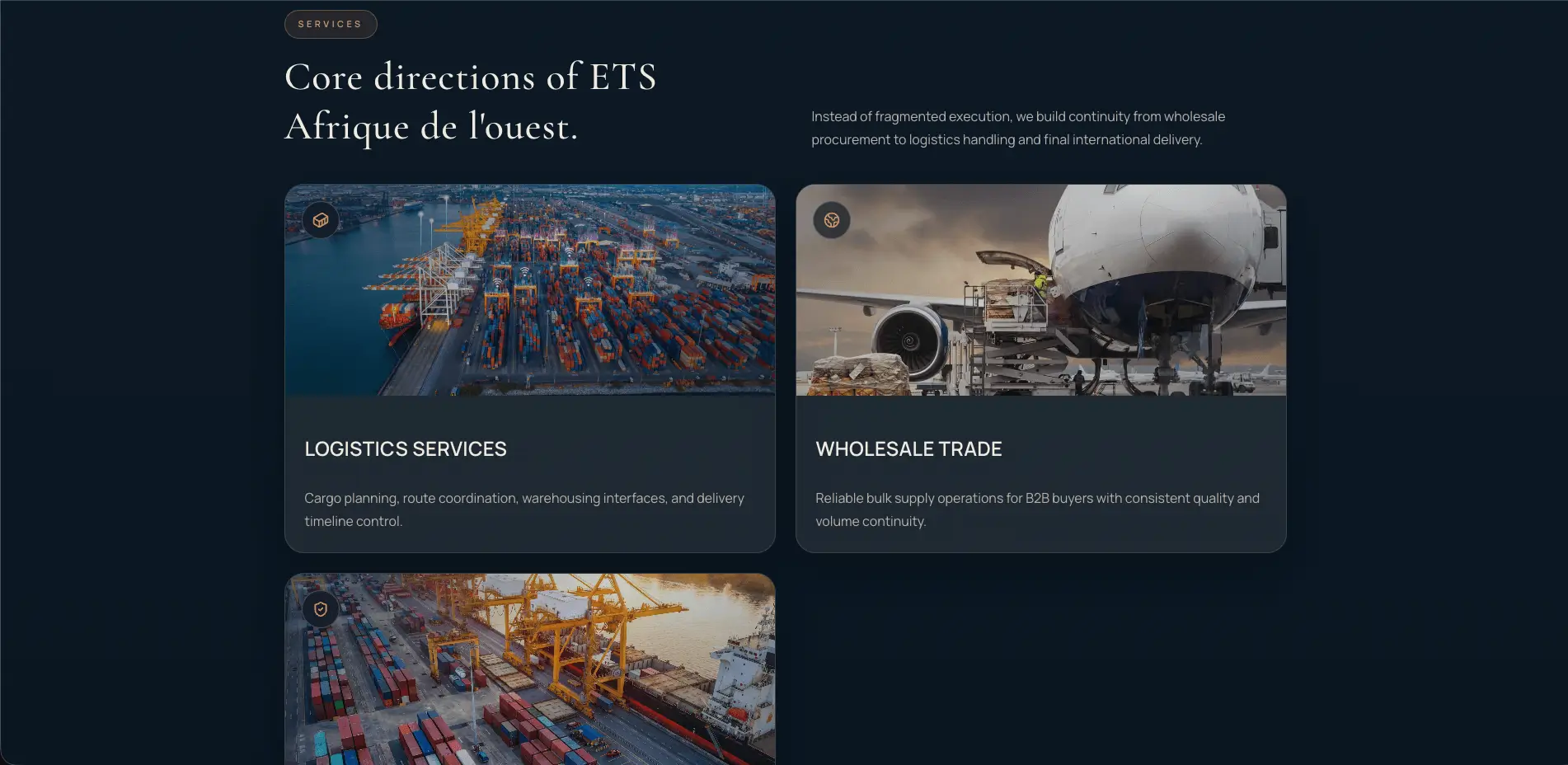 ETS Afrique de l'ouest — Логистика и международная торговля - скриншот 3