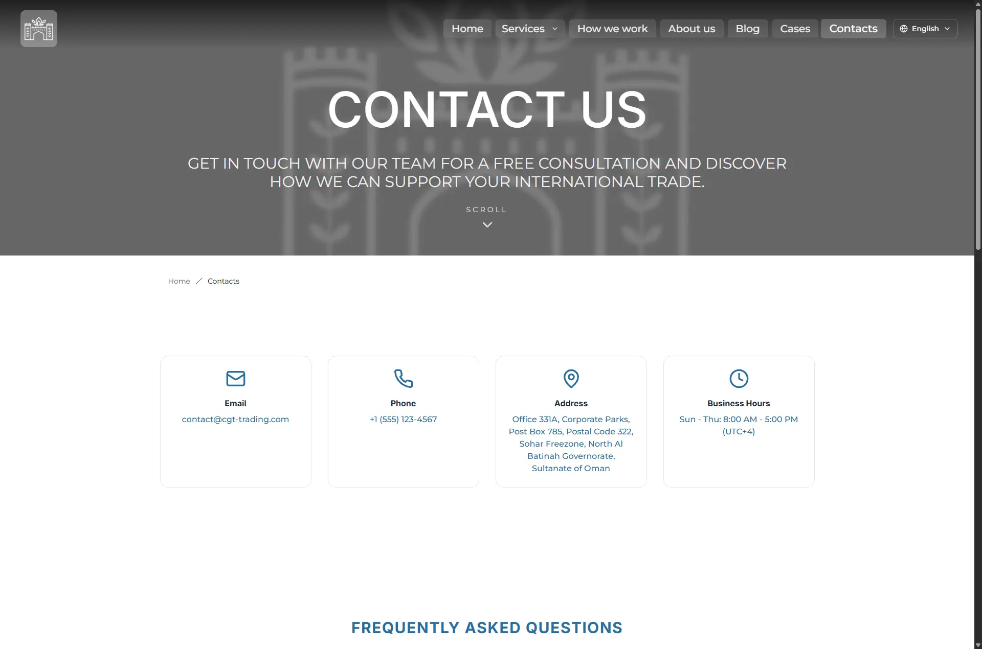 CG-Trading - Международная торговля и логистика - скриншот 7